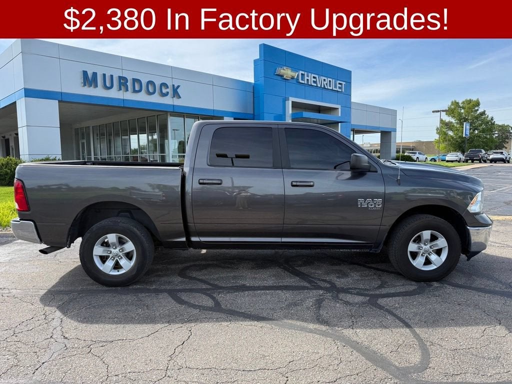 2019 RAM 1500 Classic SLT Crew Cab 4x4 5'7" Box in Gray — front three-quarter view