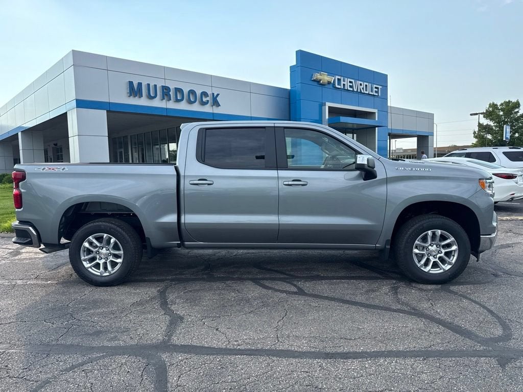 2026 Chevrolet Silverado 1500 LT (2FL) in Sterling Gray Metallic — front three-quarter view