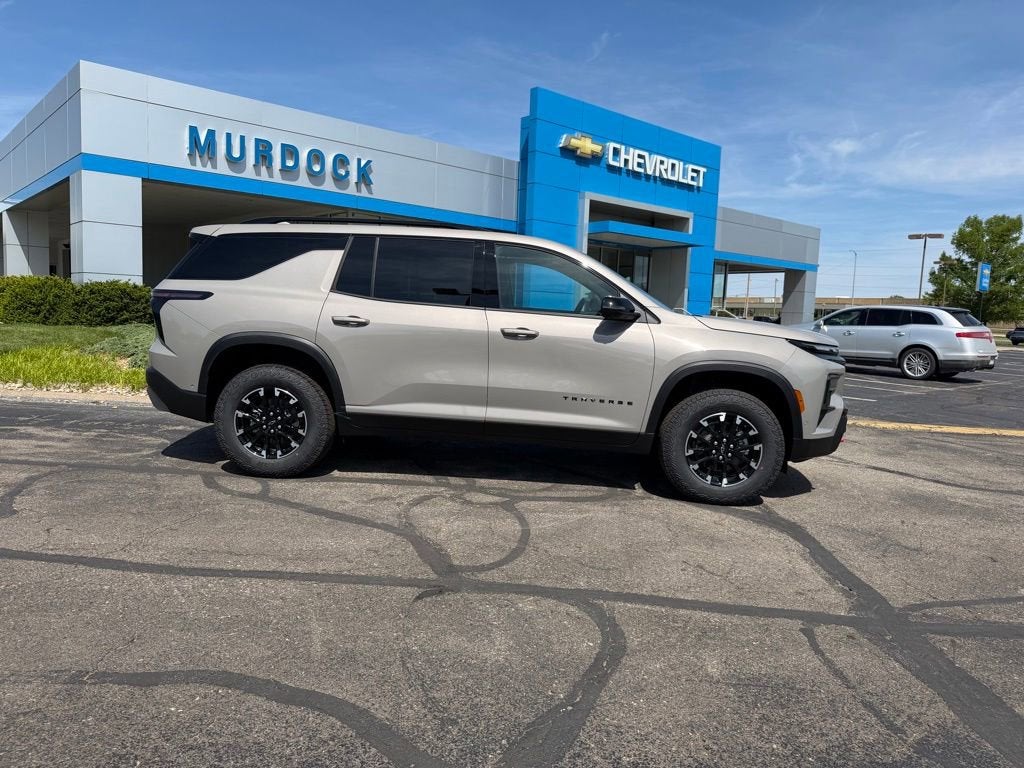 2026 Chevrolet Traverse Z71 in Sandstone Gray — front three-quarter view