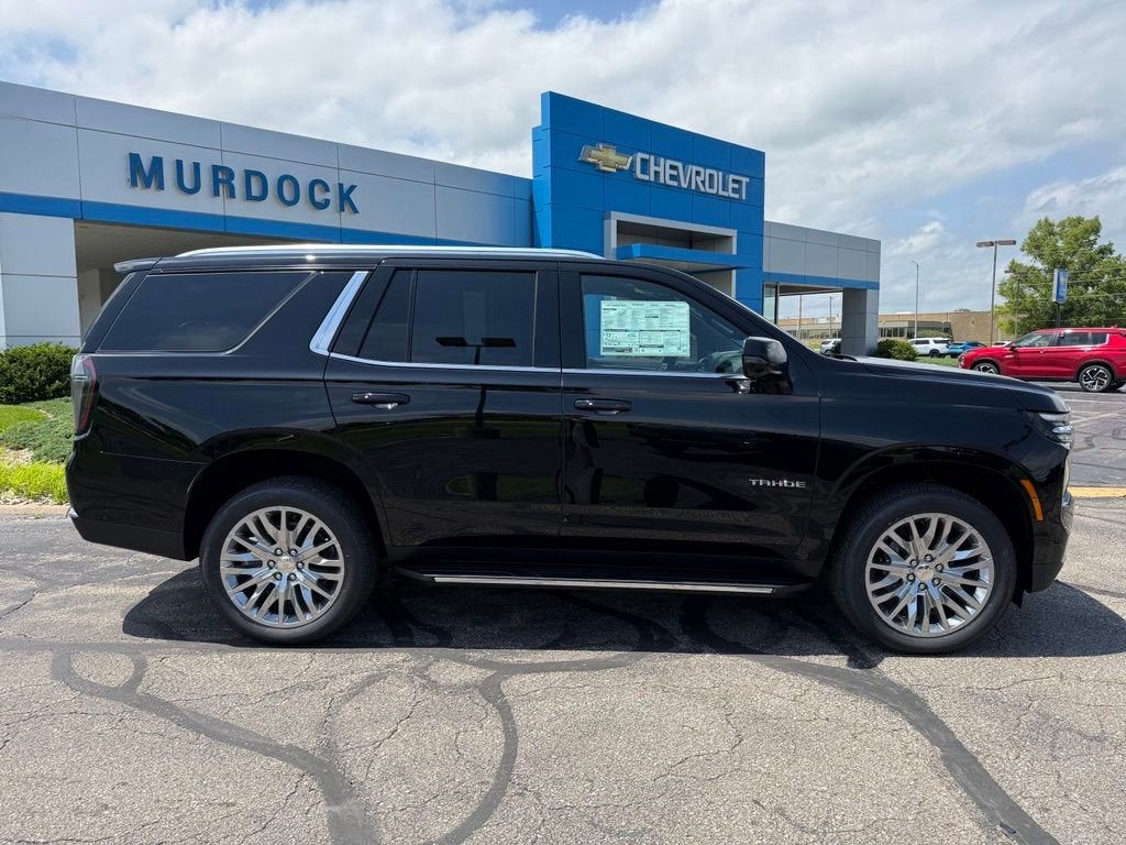 2026 Chevrolet Tahoe LT in Black — front three-quarter view