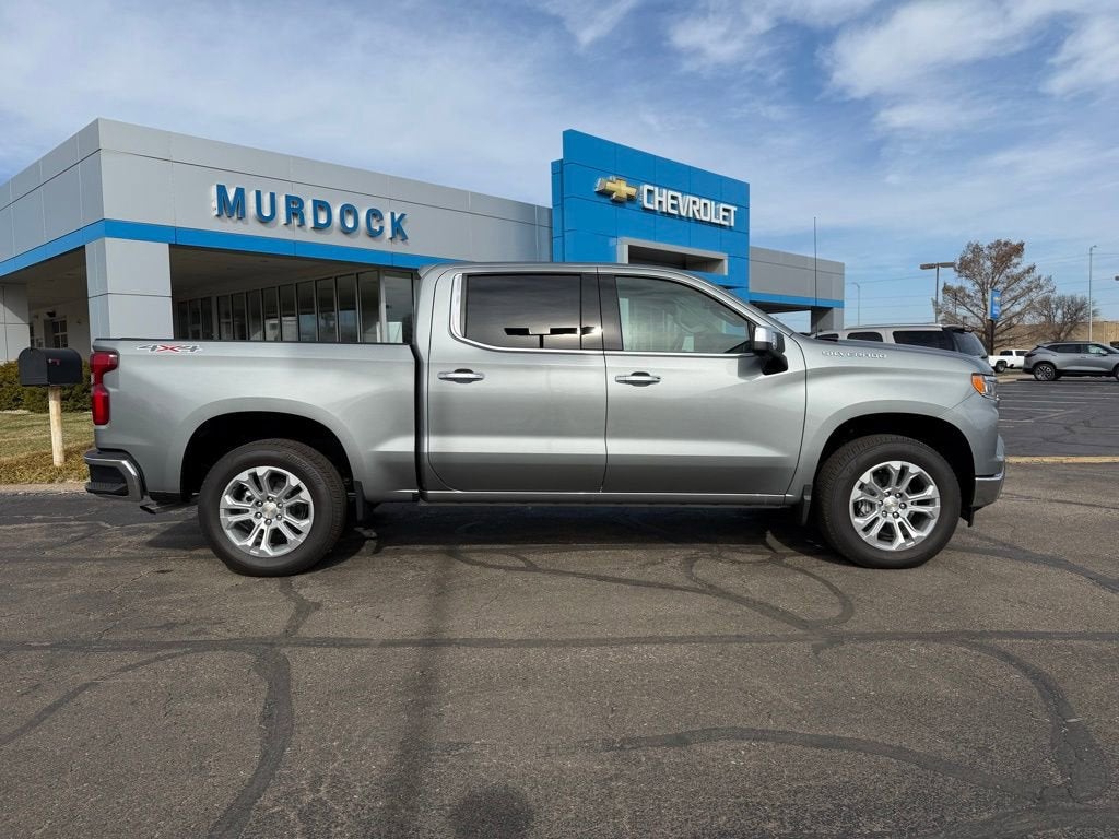 2026 Chevrolet Silverado 1500 LTZ in Sterling Gray Metallic — front three-quarter view
