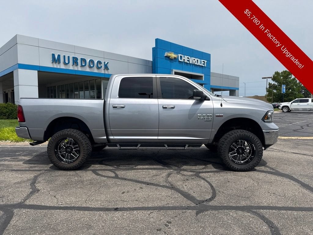 2020 RAM 1500 Classic SLT Crew Cab 4x4 5'7" Box in Silver — front three-quarter view